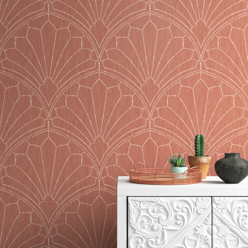 Mistana™ Geometric Wallpaper & Reviews Wayfair